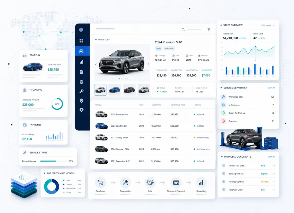 car dealership management system