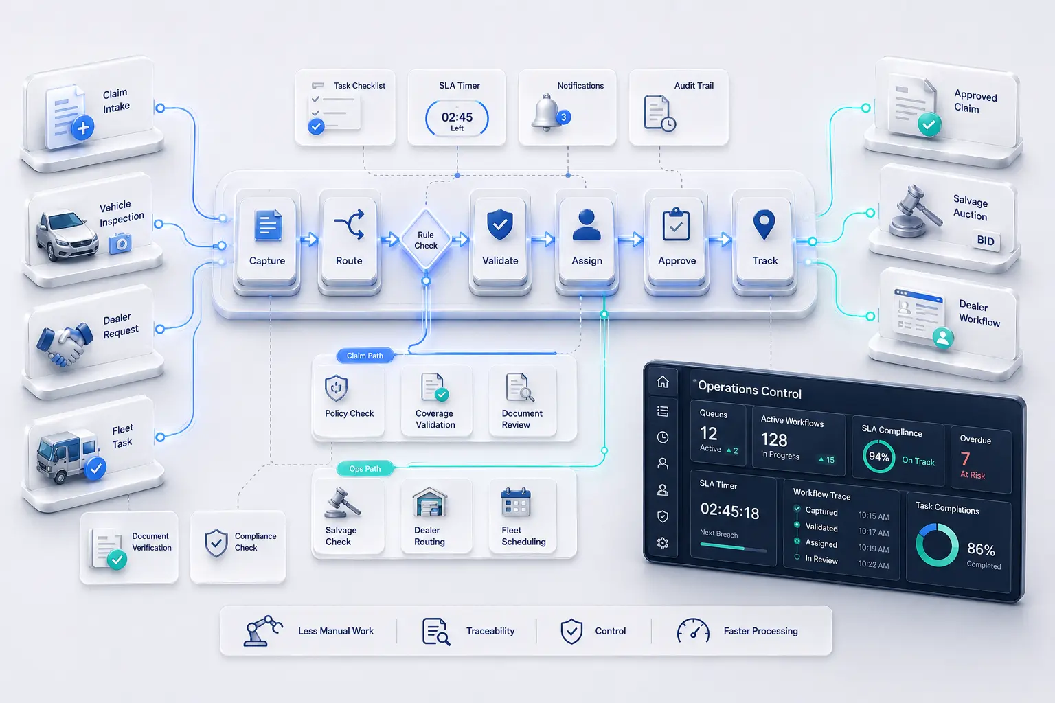 process automation and workflows